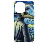 Funny Van Gogh Starry Night Artist Plague Doctor Mask Case for iPhone 14 Pro Max