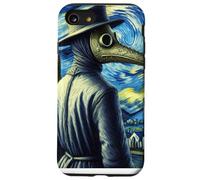 Funny Van Gogh Starry Night Artist Plague Doctor Mask Case for iPhone SE (2020) / 7 / 8