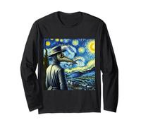 Funny Van Gogh Starry Night Artist Plague Doctor Mask Long Sleeve T-Shirt