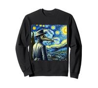 Funny Van Gogh Starry Night Artist Plague Doctor Mask Sweatshirt