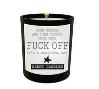 Funny Vanilla Scented Candle - Some People are Like Clouds - WCBJ04