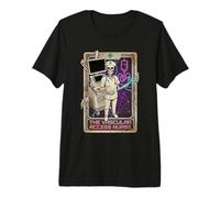 Funny Vascular Access Nurse Skeleton Tarot Card Premium T-Shirt