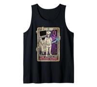 Funny Vascular Access Nurse Skeleton Tarot Card Tank Top