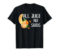 Funny Vasectomy All Juice No Seeds Fruit Pun for Men Dads T-Shirt