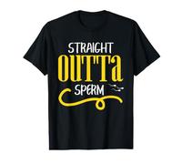 Funny Vasectomy Straight Outta Sperm Retro Snip Humor Value Graphic T-Shirt