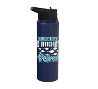 Funny Vasectomy Swim Team Retired Sperm Joke Dad Humor Stainless Steel Insulated Water Bottle