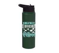 Funny Vasectomy Swim Team Retired Sperm Joke Dad Humor Stainless Steel Insulated Water Bottle