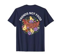 Funny Vegan Christmas Plant Based Xmas Friends Not Food T-Shirt
