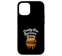 Funny Vegan Junk Food Meme Plant Based Fries Pizza Case for iPhone 12/12 Pro