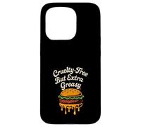 Funny Vegan Junk Food Meme Plant Based Fries Pizza Case for iPhone 15 Pro