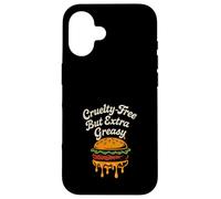 Funny Vegan Junk Food Meme Plant Based Fries Pizza Case for iPhone 16