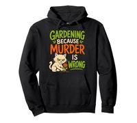 Funny Vegetable Gardening Cat Gardener Pullover Hoodie