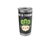 Funny Vegetable Turnips Food Minimalist Simple I'm a Turnip Stainless Steel Insulated Tumbler