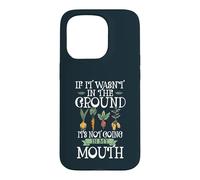 Funny Vegetable Vegetarian Quote Gardener Gardening Vegan Case for iPhone 15 Pro