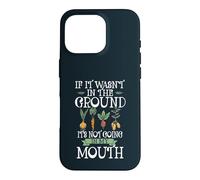 Funny Vegetable Vegetarian Quote Gardener Gardening Vegan Case for iPhone 16 Pro