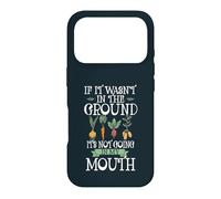 Funny Vegetable Vegetarian Quote Gardener Gardening Vegan Case for iPhone 17 Pro