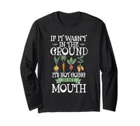 Funny Vegetable Vegetarian Quote Gardener Gardening Vegan Long Sleeve T-Shirt