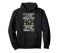 Funny Vegetable Vegetarian Quote Gardener Gardening Vegan Pullover Hoodie