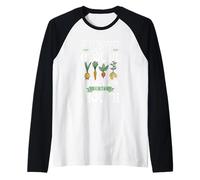 Funny Vegetable Vegetarian Quote Gardener Gardening Vegan Raglan Baseball Tee