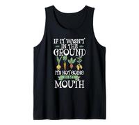 Funny Vegetable Vegetarian Quote Gardener Gardening Vegan Tank Top