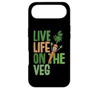 Funny vegetarian, live on the veg, carrot graphic fun vegan Case for iPhone Air