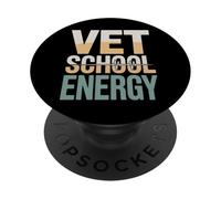 Funny Vet School Energy Veterinary Student PopSockets Adhesive PopGrip