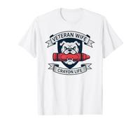 Funny Veteran Wife Crayon Life Eater Mom Vietnam Mama Gag Value Graphic T-Shirt