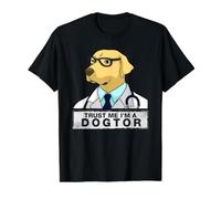 Funny Veterinary Dog Doctor Vet Tech Assistant Veterinarian Value Graphic T-Shirt, Men, Black, S