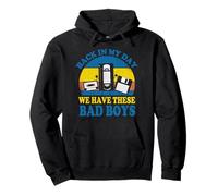 Funny VHS Floppy Disk Tape Pullover Hoodie