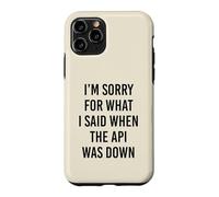 Funny Vibe Coding AI Agent Developer Prompt Engineer Coder Case for iPhone 11 Pro