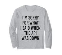Funny Vibe Coding AI Agent Developer Prompt Engineer Coder Long Sleeve T-Shirt