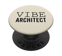 Funny Vibe Coding AI Agent Developer Prompt Engineer Coder PopSockets Adhesive PopGrip