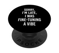 Funny Vibe Coding AI Agent Developer Prompt Engineer Coder PopSockets Adhesive PopGrip