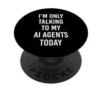 Funny Vibe Coding AI Agent Developer Prompt Engineer Coder PopSockets Adhesive PopGrip