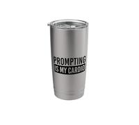 Funny Vibe Coding AI Agent Developer Prompt Engineer Coder Stainless Steel Insulated Tumbler