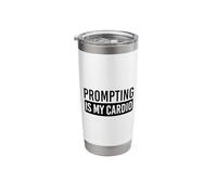 Funny Vibe Coding AI Agent Developer Prompt Engineer Coder Stainless Steel Insulated Tumbler