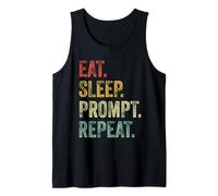 Funny Vibe Coding AI Agent Developer Prompt Engineer Coder Tank Top