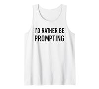 Funny Vibe Coding AI Agent Developer Prompt Engineer Coder Tank Top