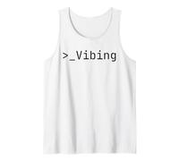 Funny Vibe Coding AI Agent Developer Prompt Engineer Coder Tank Top