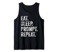 Funny Vibe Coding AI Agent Developer Prompt Engineer Coder Tank Top