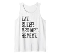 Funny Vibe Coding AI Agent Developer Prompt Engineer Coder Tank Top