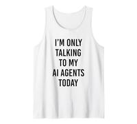 Funny Vibe Coding AI Agent Developer Prompt Engineer Coder Tank Top