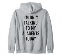 Funny Vibe Coding AI Agent Developer Prompt Engineer Coder Zip Hoodie