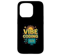 Funny Vibe Coding Quote Software Engineer Tech Humor Case for iPhone 15 Pro