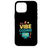 Funny Vibe Coding Quote Software Engineer Tech Humor Case for iPhone 16 Pro Max