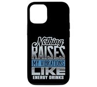 Funny Vibes Energy Drinks Raise My Vibrations Case for iPhone 12/12 Pro
