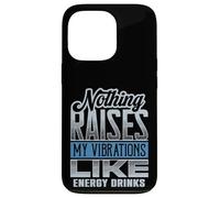 Funny Vibes Energy Drinks Raise My Vibrations Case for iPhone 13 Pro
