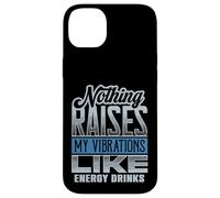 Funny Vibes Energy Drinks Raise My Vibrations Case for iPhone 14 Plus