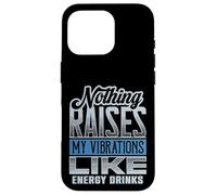 Funny Vibes Energy Drinks Raise My Vibrations Case for iPhone 16 Pro
