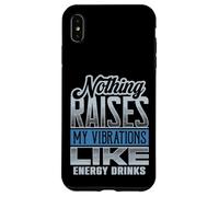 Funny Vibes Energy Drinks Raise My Vibrations Case for iPhone XS Max